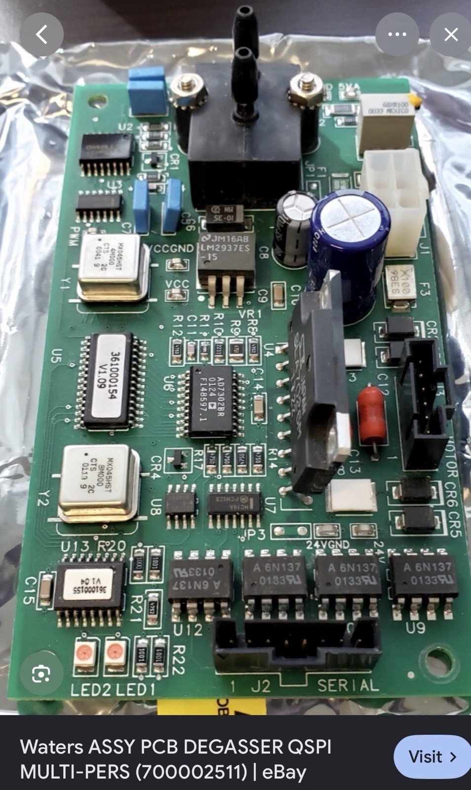 1pcs NEW Waters 700002511 Degassing control board