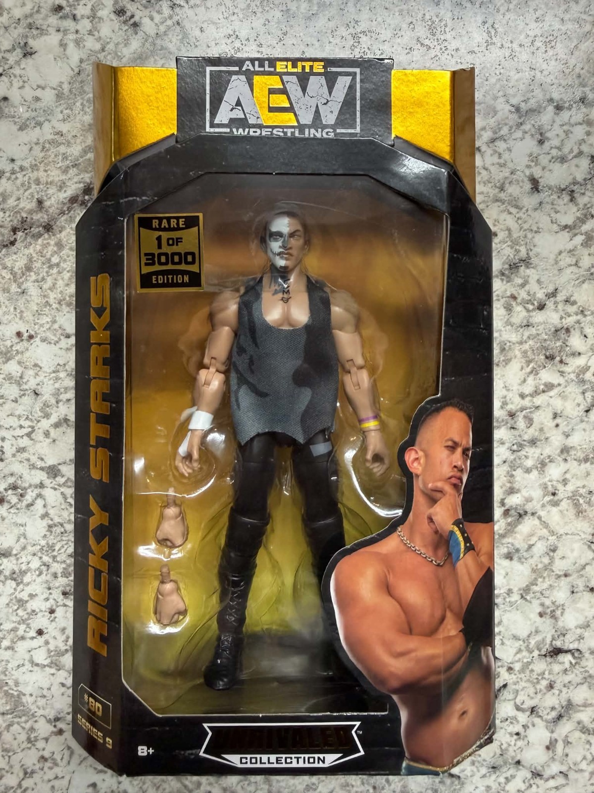 Jazwares AEW Unrivaled Series 9 Ricky Starks Chase Action Figure *Please Read Jazwares AEW Unrivaled Series 9 Ricky Starks Chase Action Figure *Please Read