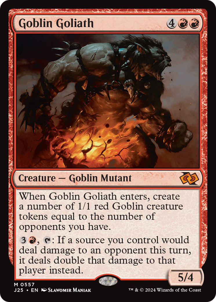 MTG Goblin Goliath [Foundations Jumpstart] Near Mint Magic