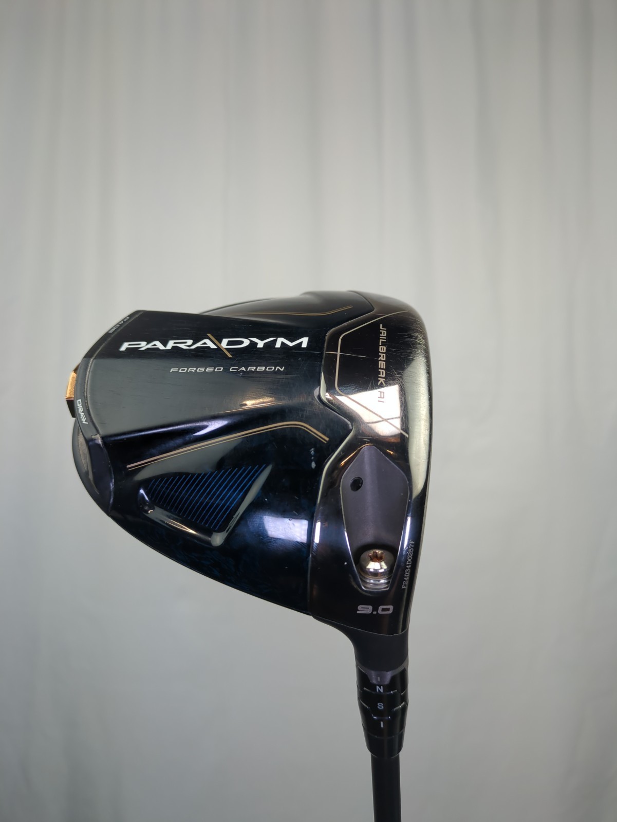 2023 Callaway Paradym driver (9.0°), Stiff Flex