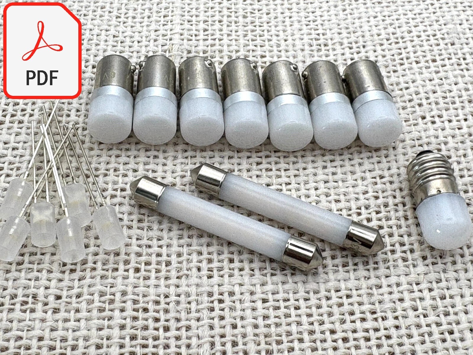 Mcintosh MR78 Tuner replacement LED lamps bulbs lights upgrade kit INSTRUCTIONS