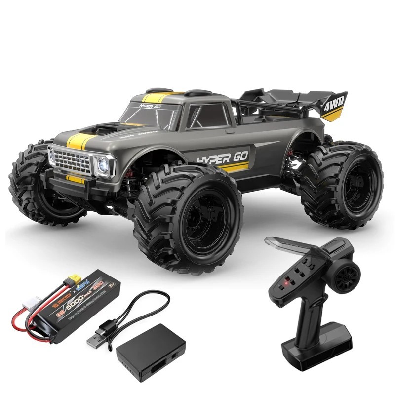 MJX Hyper Go 10210 1/10 Brushless RC Truck Grey - 70KPH 3S LiPo