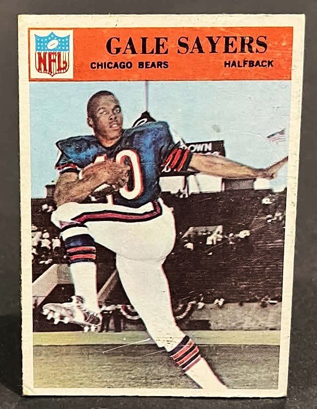 1966 Philadelphia Gale Sayers Rookie #38 Chicago Bears RC - WELL CENTERED HOF