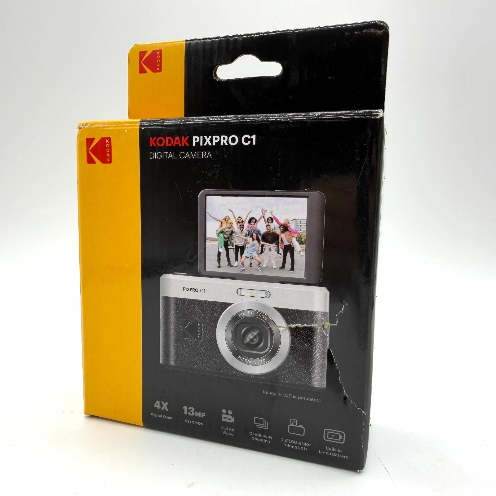 Kodak PIXPRO C1 Compact 13MP Digital Camera Black New open box
