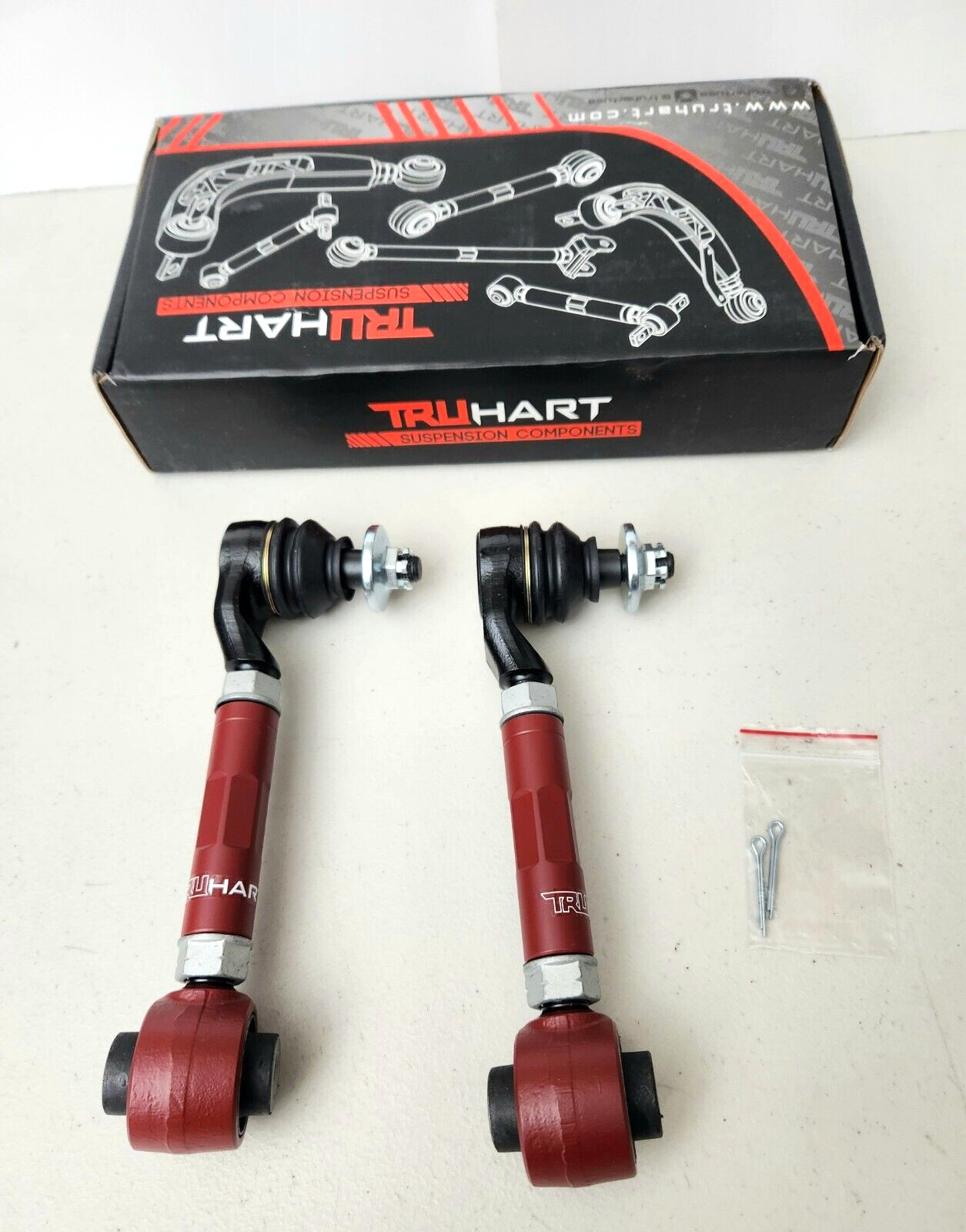 Truhart Rear Camber Kit 2PCS Red Direct Replacement For 05-17 Odyssey TH-H230