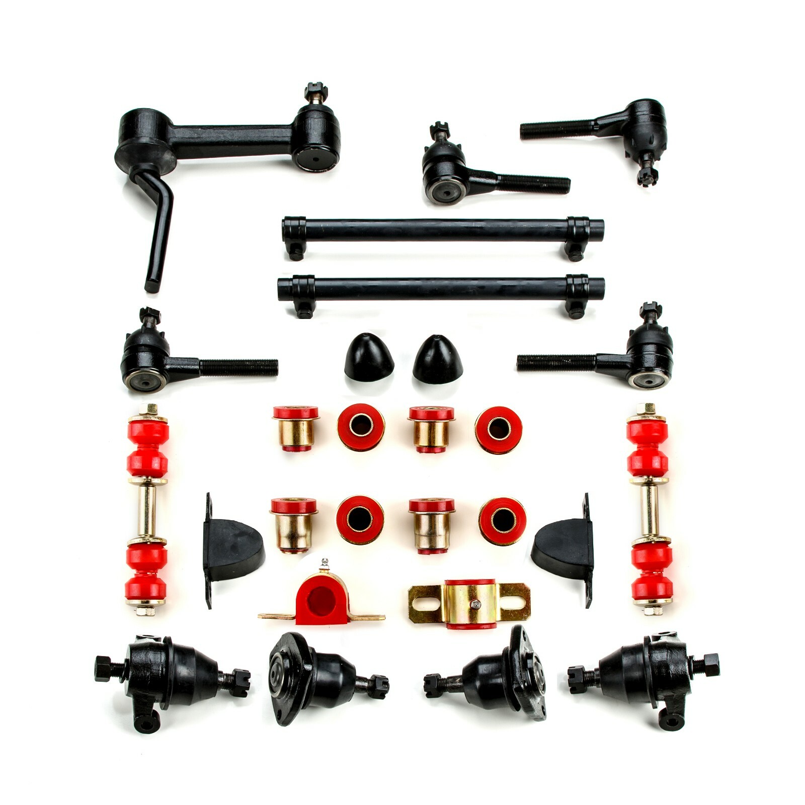 Red Poly Front End Suspension Master Rebuild Kit 1975 - 1982 Chevrolet Corvette