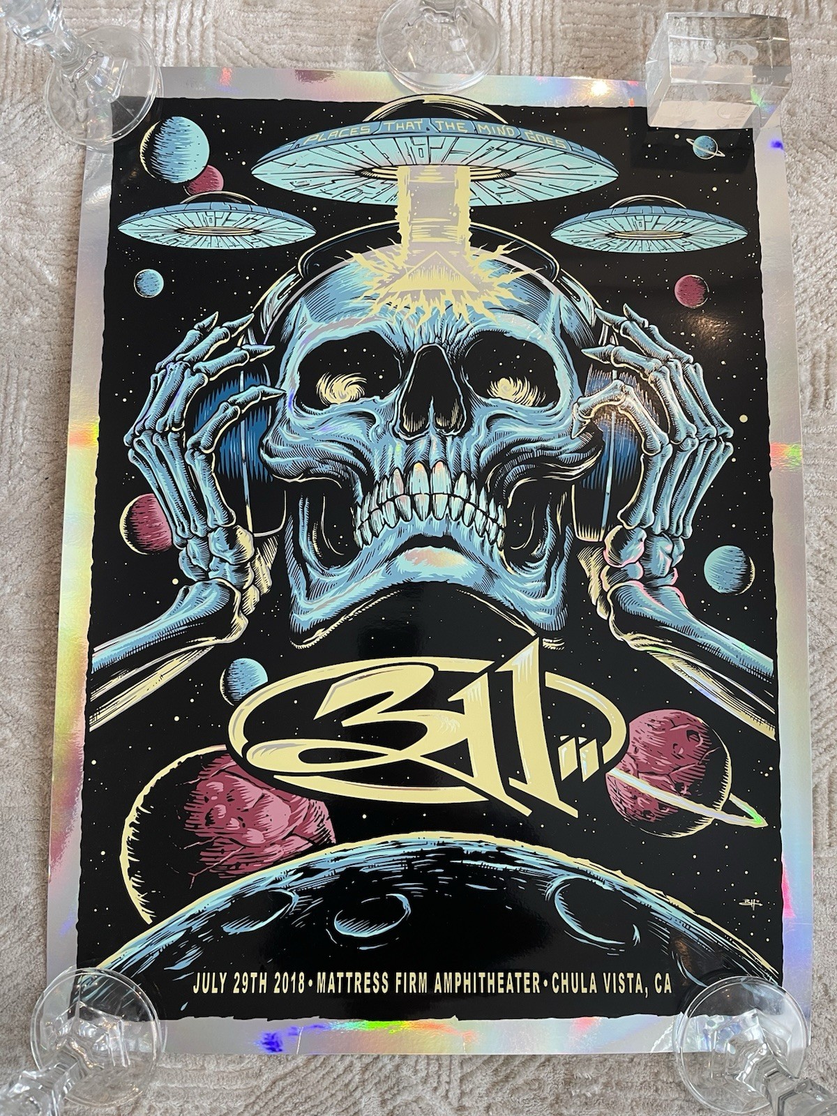 311 Poster 7/29/2018 Chula Vista CA Signed & Numbered #35/45 311 Poster 7/29/2018 Chula Vista CA Signed & Numbered #35/45