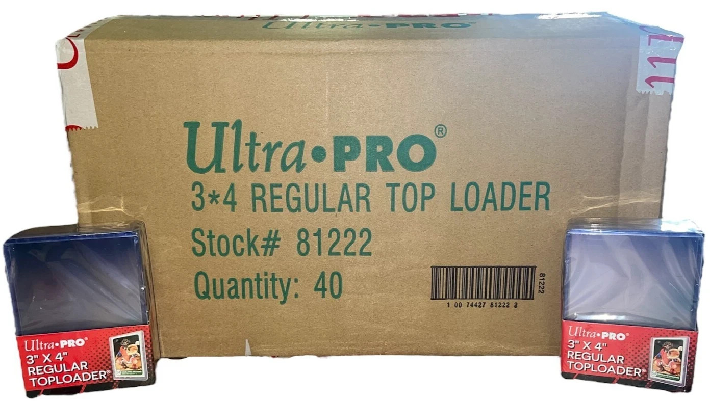 1000 Ultra Pro Regular 3 x 4 Inch Toploaders SEALED CASE Brand New Top Loader