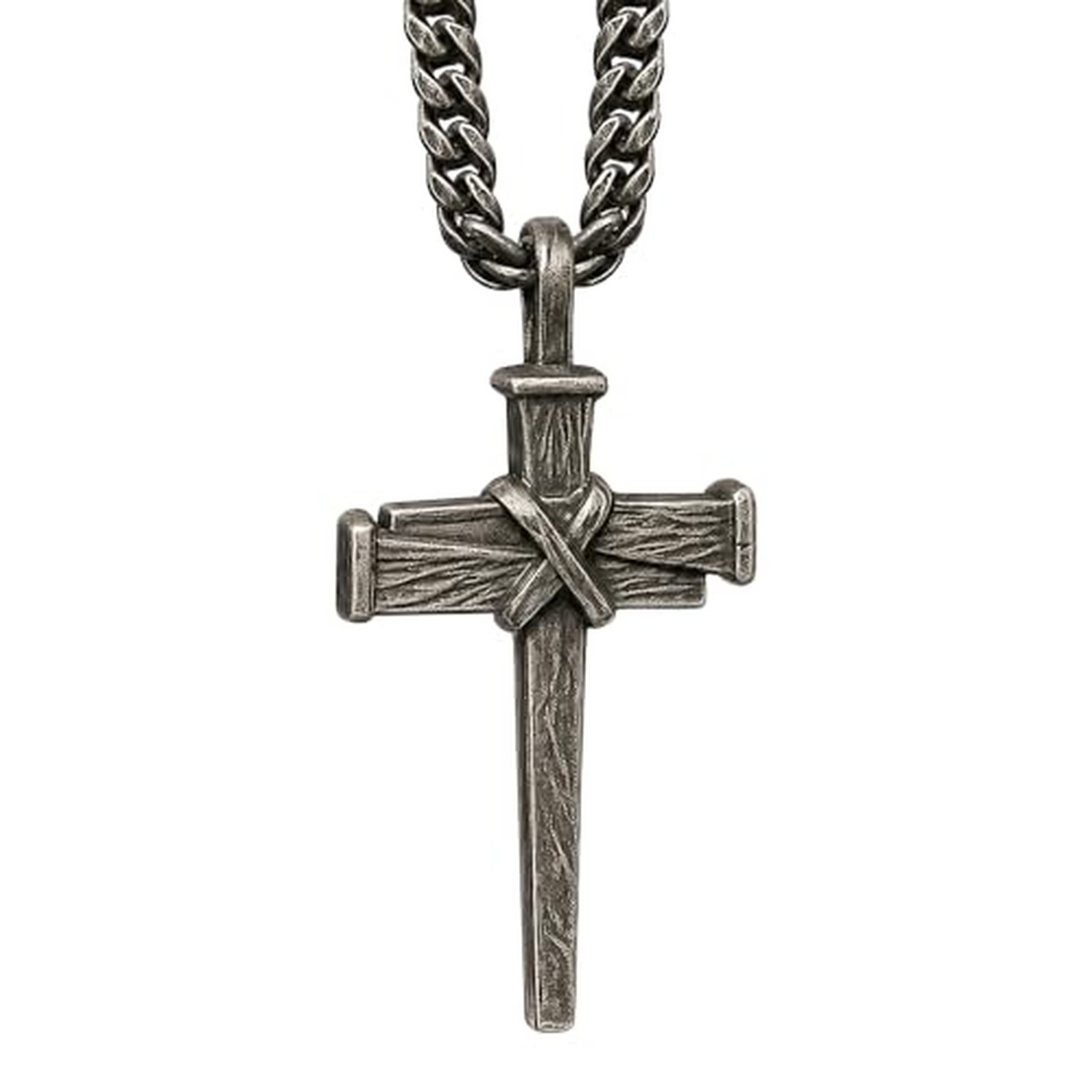Hero Company Nailed to the Cross Galatians 2:20 Christian Necklace for Men Hero Company Nailed to the Cross Galatians 2:20 Christian Necklace for Men