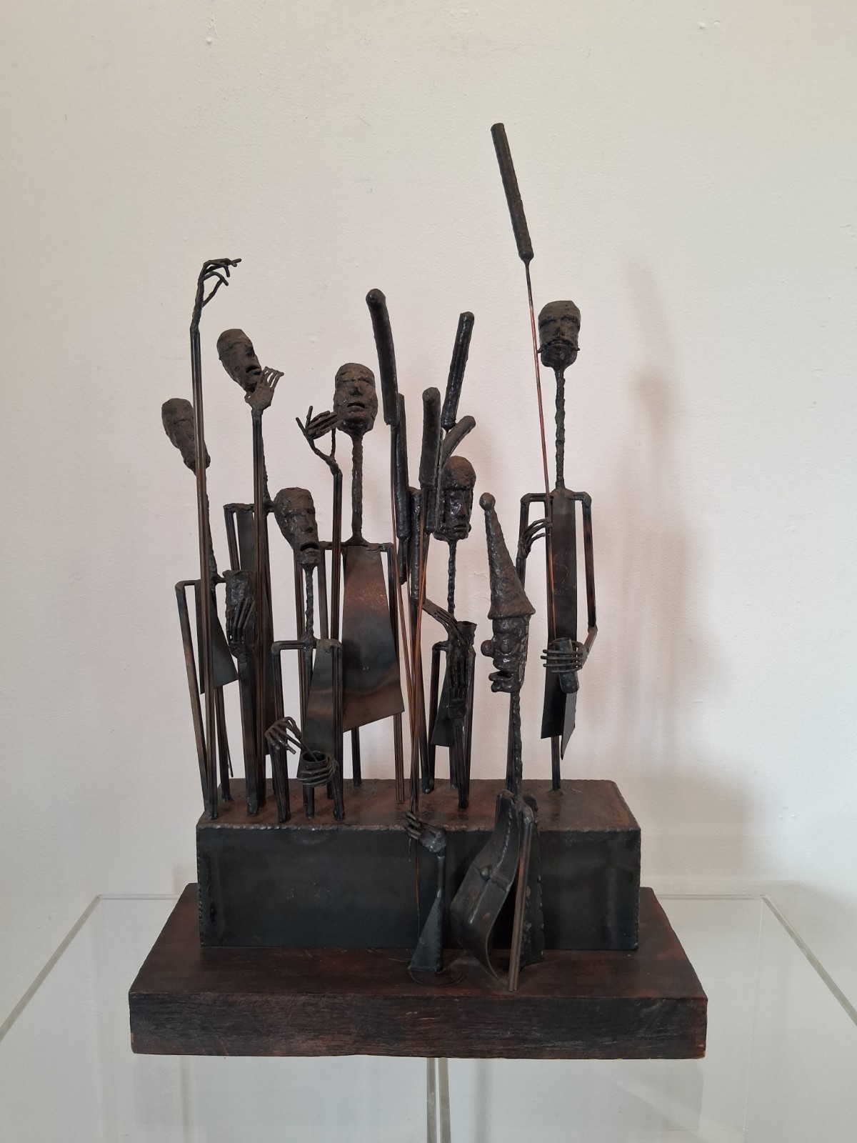 Rare 1967 Original Signed Bronze Sculpture by Thomas Hoffmaster (1923-1969) |COA