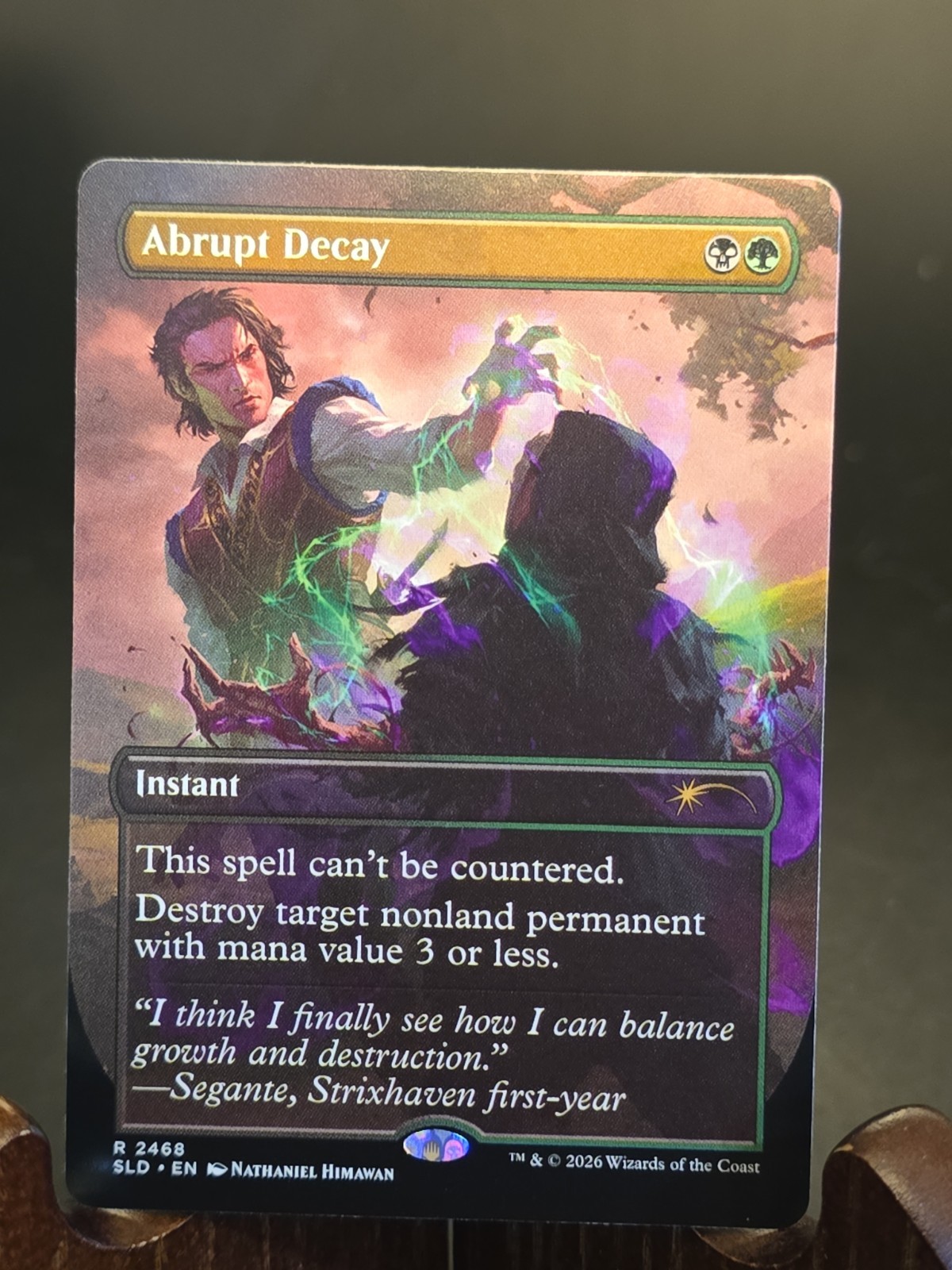 Abrupt Decay (2468) Secret Lair Drop MTG Regular Near Mint Abrupt Decay (2468) Secret Lair Drop MTG Regular Near Mint