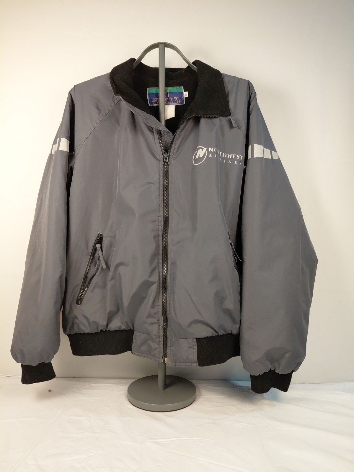 Vintage Northwest Airlines Jacket Men’s Size XL Flight Crew Outerwear