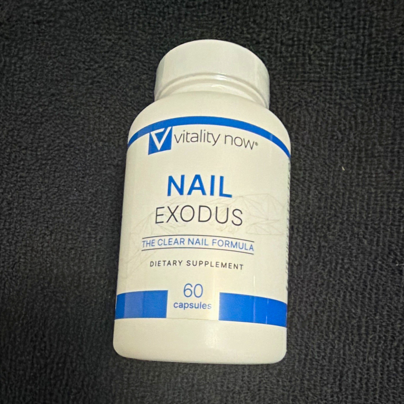 Vitality Now Nail Exodus Clear Nail Formula Nail Health Supplement 60 Capsules Vitality Now Nail Exodus Clear Nail Formula Nail Health Supplement 60 Capsules