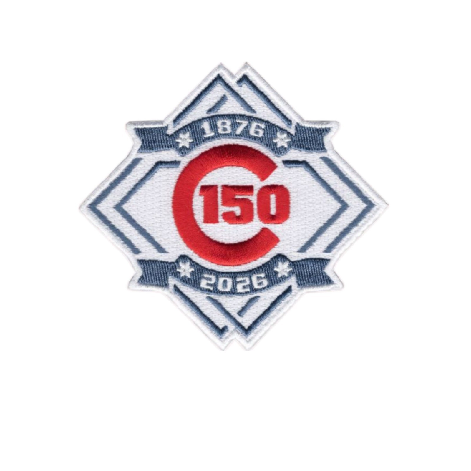 2026 Chicago Cubs 150th Anniversary Sleeve Patch