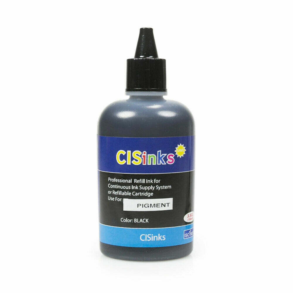 CISinks 100ml Refill Pigment Ink Bottles alternative for Workforce Artisan