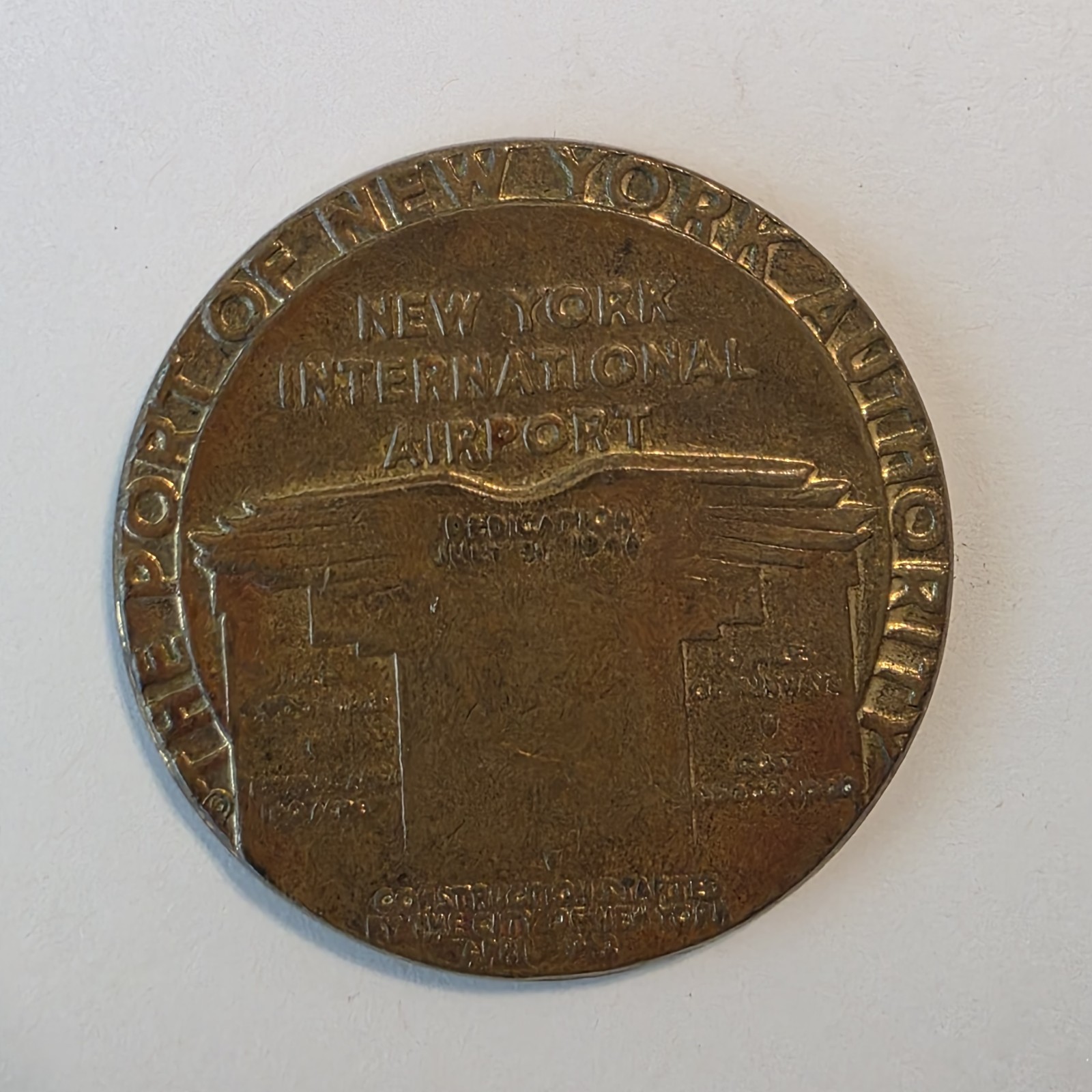 1948 New York International Airport Dedication Medal So Called Dollar HK-499