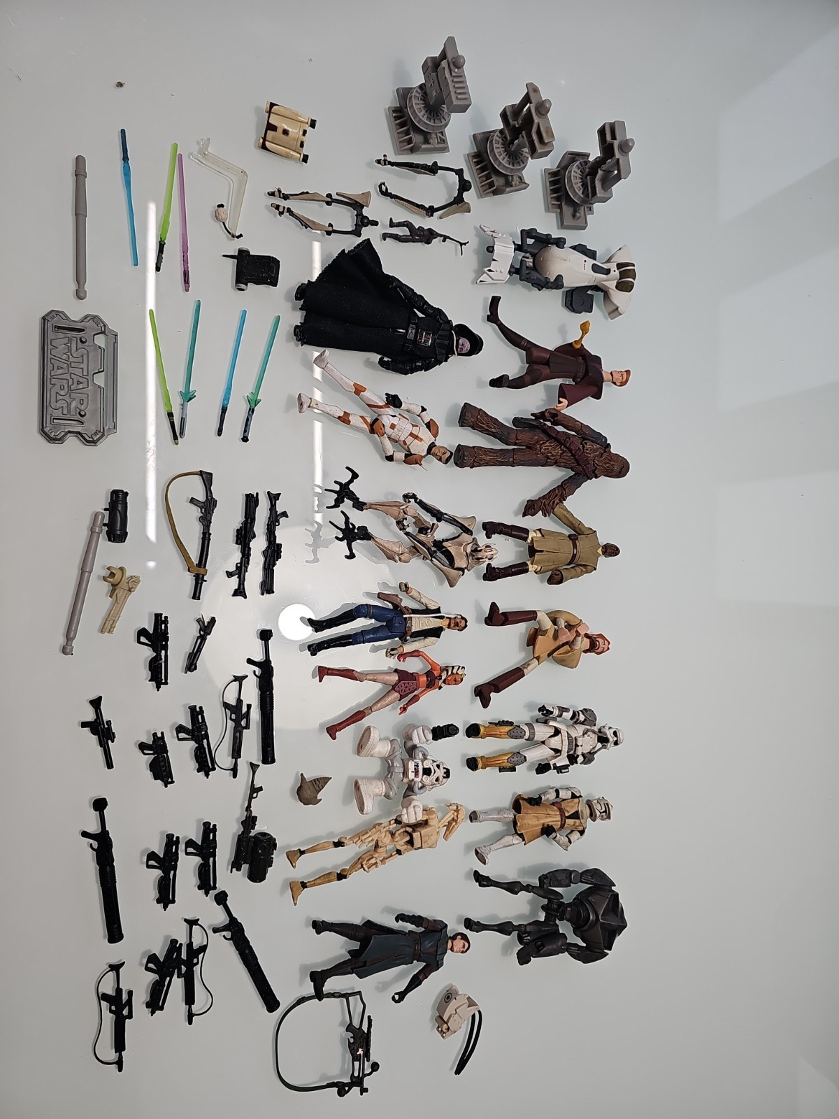 star war action  Vintage figures lot