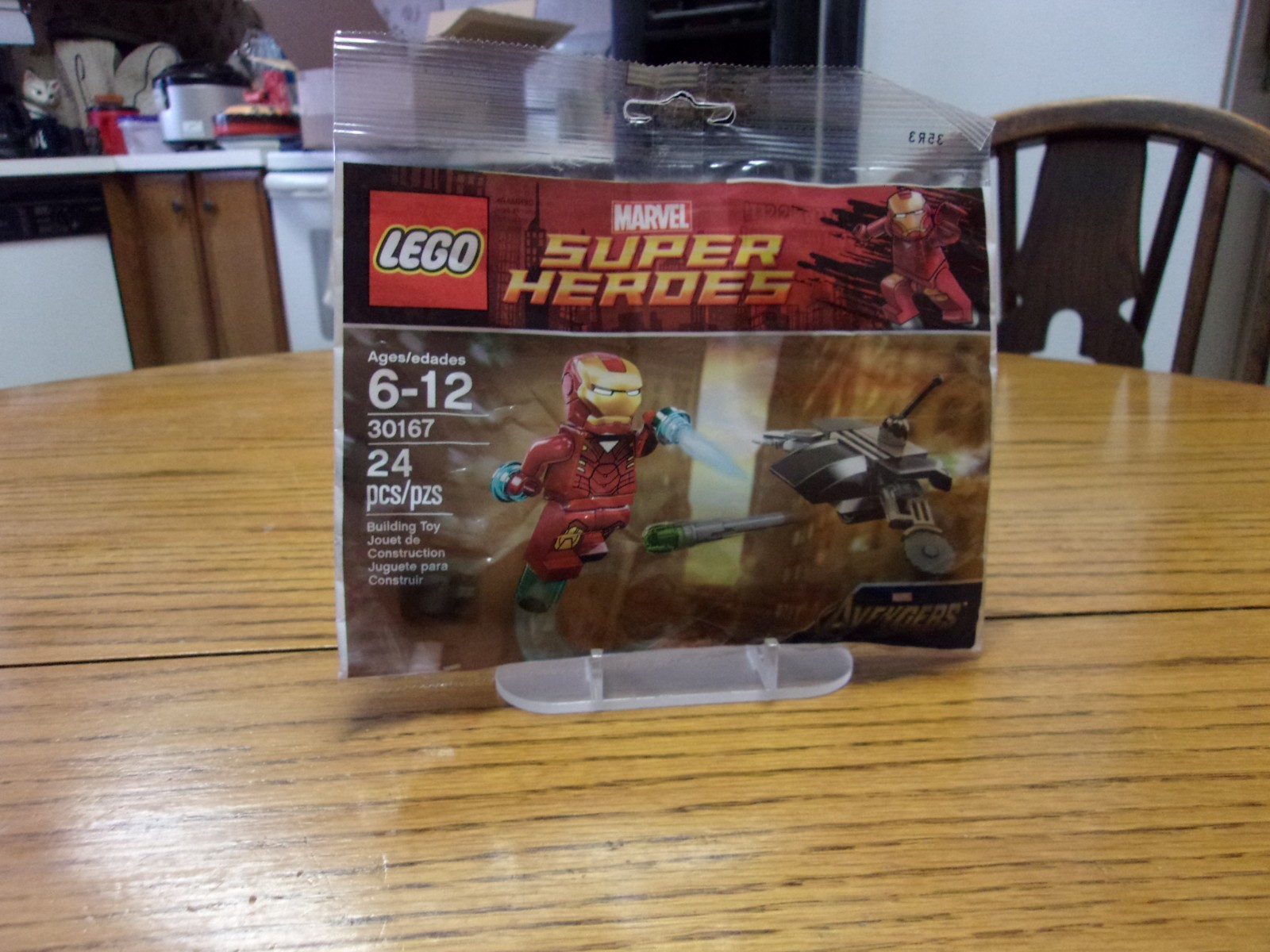 New 2013 RETIRED Lego Marvel Super Heroes 30167 Iron Man and Drone Polybag Set