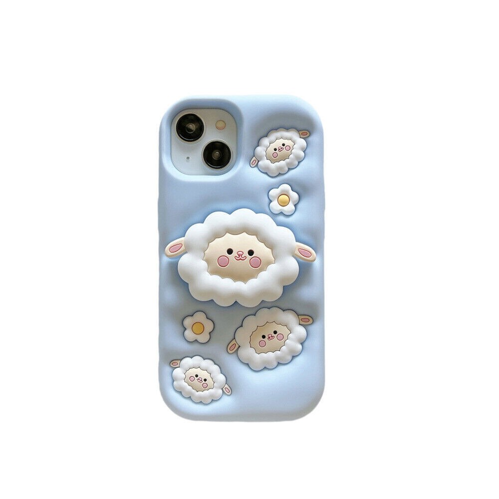3D Cute Cartoon Silicone Phone Case For iPhone 17 Pro Max 16 15 14 13 12 11 Plus