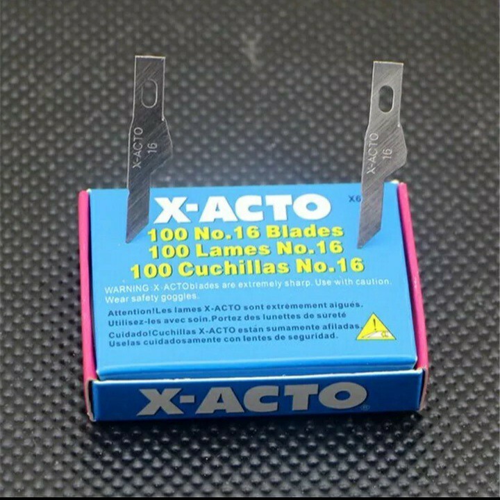 100PCS #16 Blades for X-ACTO Light Duty Knife Replacement Hobby Craft xacto 100PCS #16 Blades for X-ACTO Light Duty Knife Replacement Hobby Craft xacto