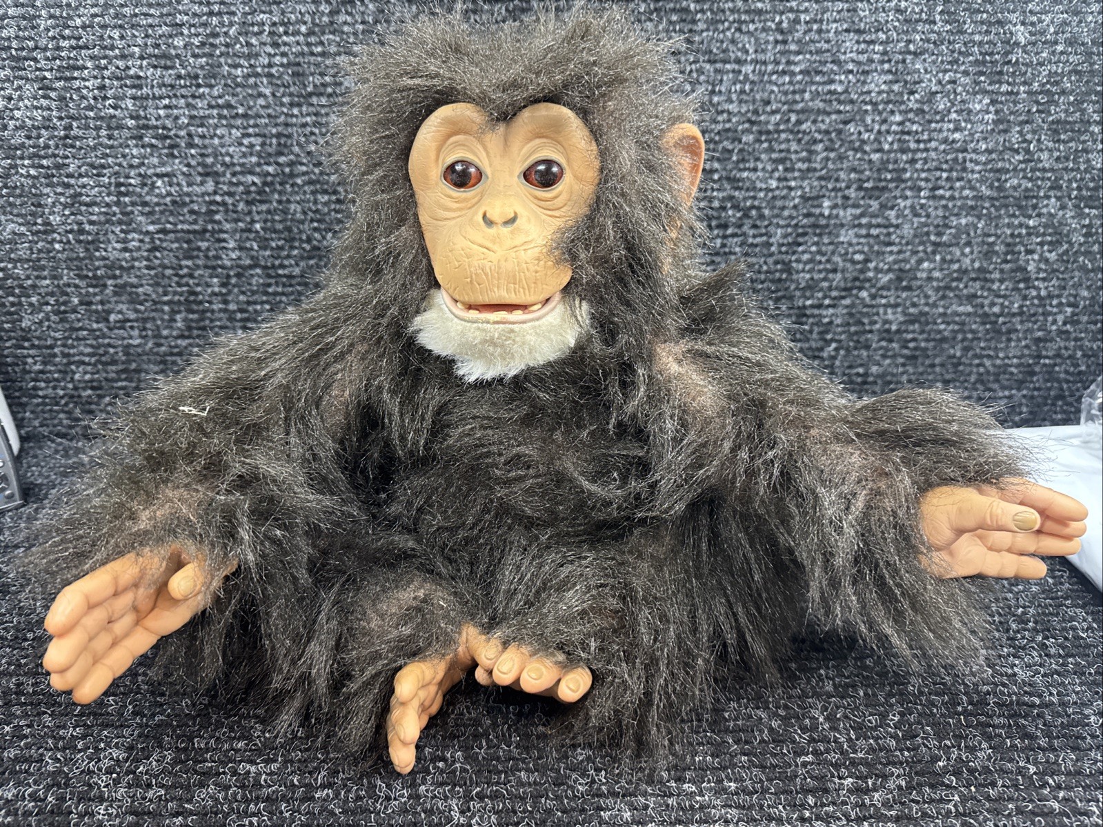 FurReal Friends Cuddle Chimp Tiger Electronics Hasbro 2005 – Tested & Working
