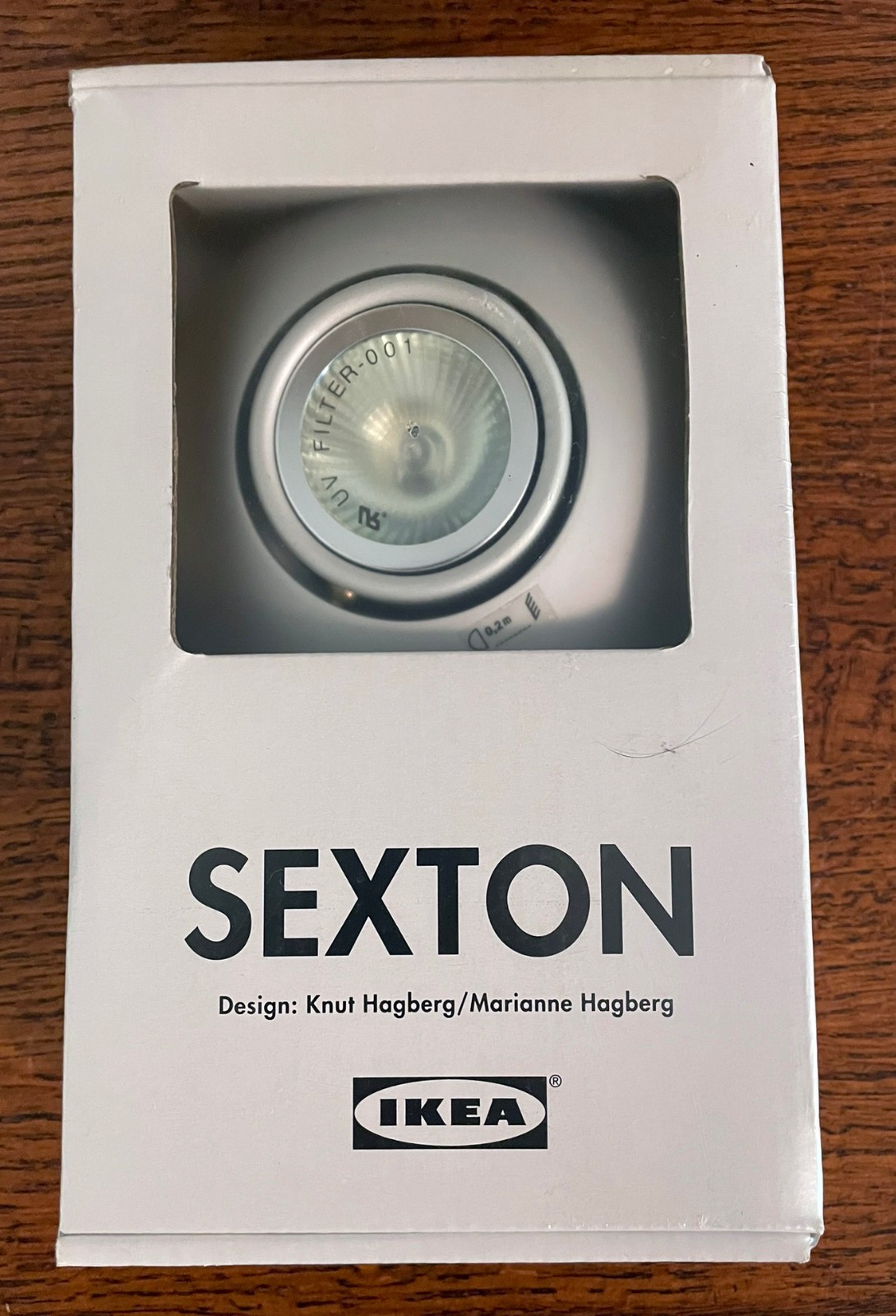 VTG IKEA Sexton Wall Spotlight Light Knut Marianne Hagberg 900.281.08 New NIB