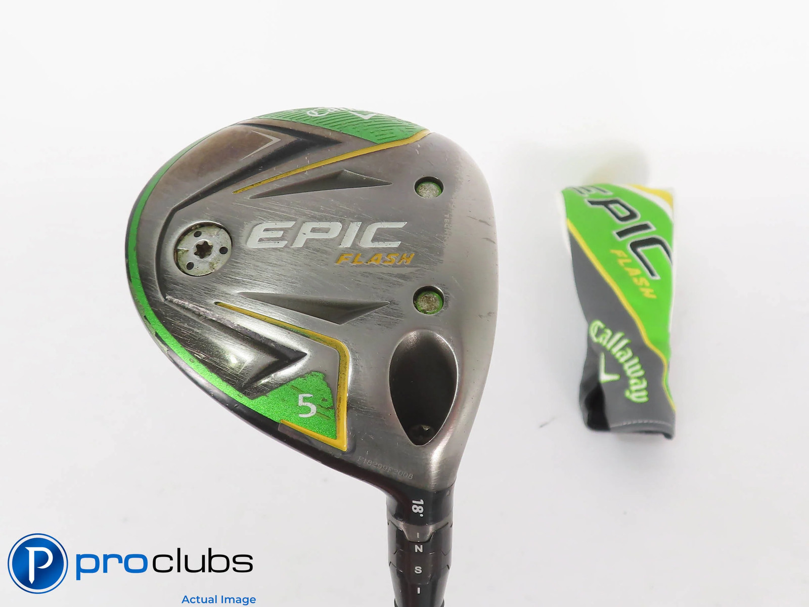 Callaway Epic Flash 18* 5 Wood w/ HC - Ascent UL 40g R2 Senior Flex - 518237