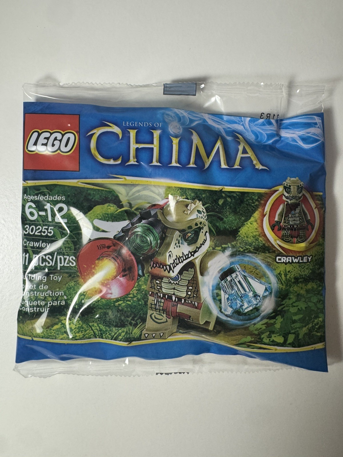 LEGO LEGENDS OF CHIMA CRAWLEY Alligator Minifigure 30255 NEW POLYBAG AUTHENTIC LEGO LEGENDS OF CHIMA CRAWLEY Alligator Minifigure 30255 NEW POLYBAG AUTHENTIC