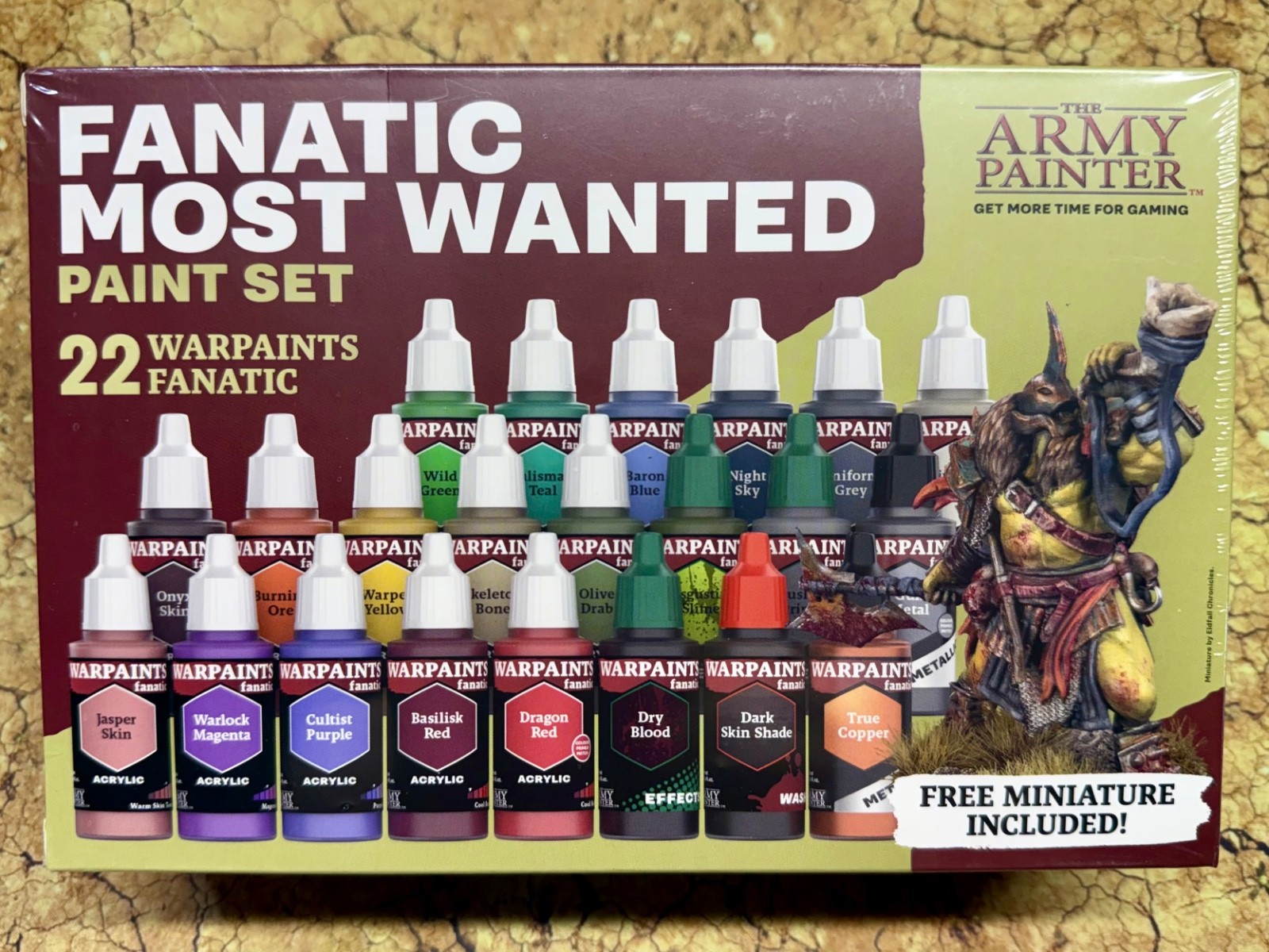 Army Painter Warpaints Fanatic Most Wanted Paint Set 5713799807112 Miniature NEW Army Painter Warpaints Fanatic Most Wanted Paint Set 5713799807112 Miniature NEW