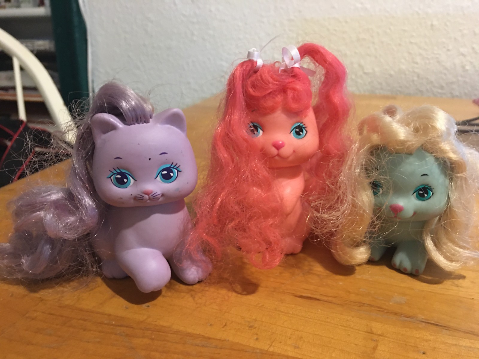 VINTAGE LOT OF 3 MY LITTLE PRETTY PUPPIES & KITTY, FLUTTERINA, PINK HEART & ZIZI VINTAGE LOT OF 3 MY LITTLE PRETTY PUPPIES & KITTY, FLUTTERINA, PINK HEART & ZIZI