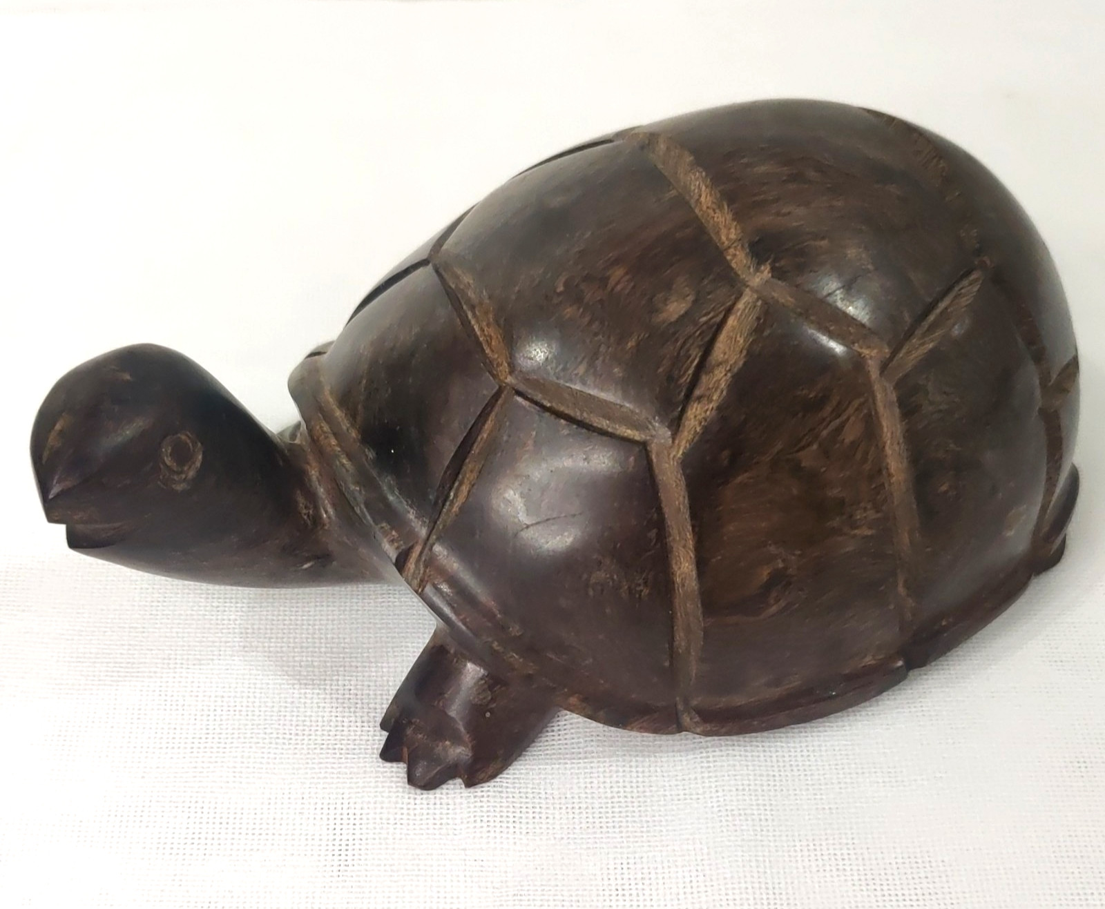 VTG Hand Carved Desert Ironwood Desert Tortoise 8.5 VTG Hand Carved Desert Ironwood Desert Tortoise 8.5