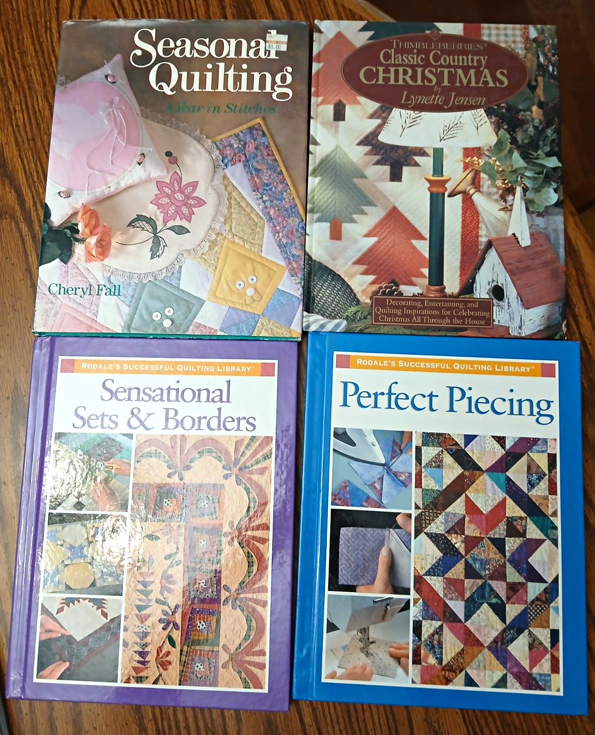 Rodale\'s Successful Quilting Library 4 Hardcover Illustrated Quilting Books