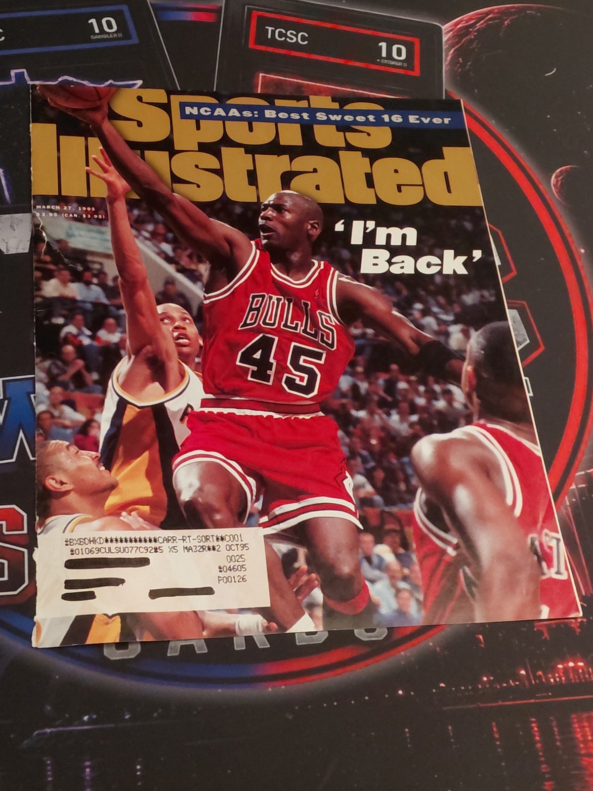 1995 Sports Illustrated Michael Jordan I\'m Back Bulls #45 March 27 Magazine