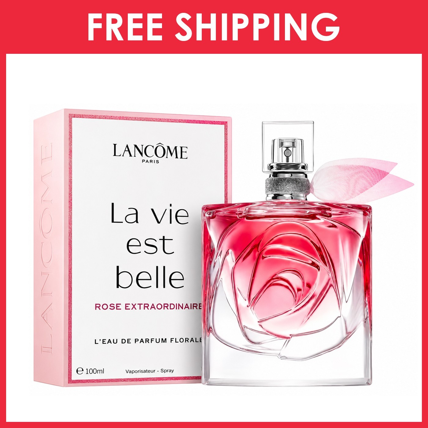 Lancome La Vie Est Belle Rose Extraordinaire EDP for Women 3.4 oz / 100 ml - New