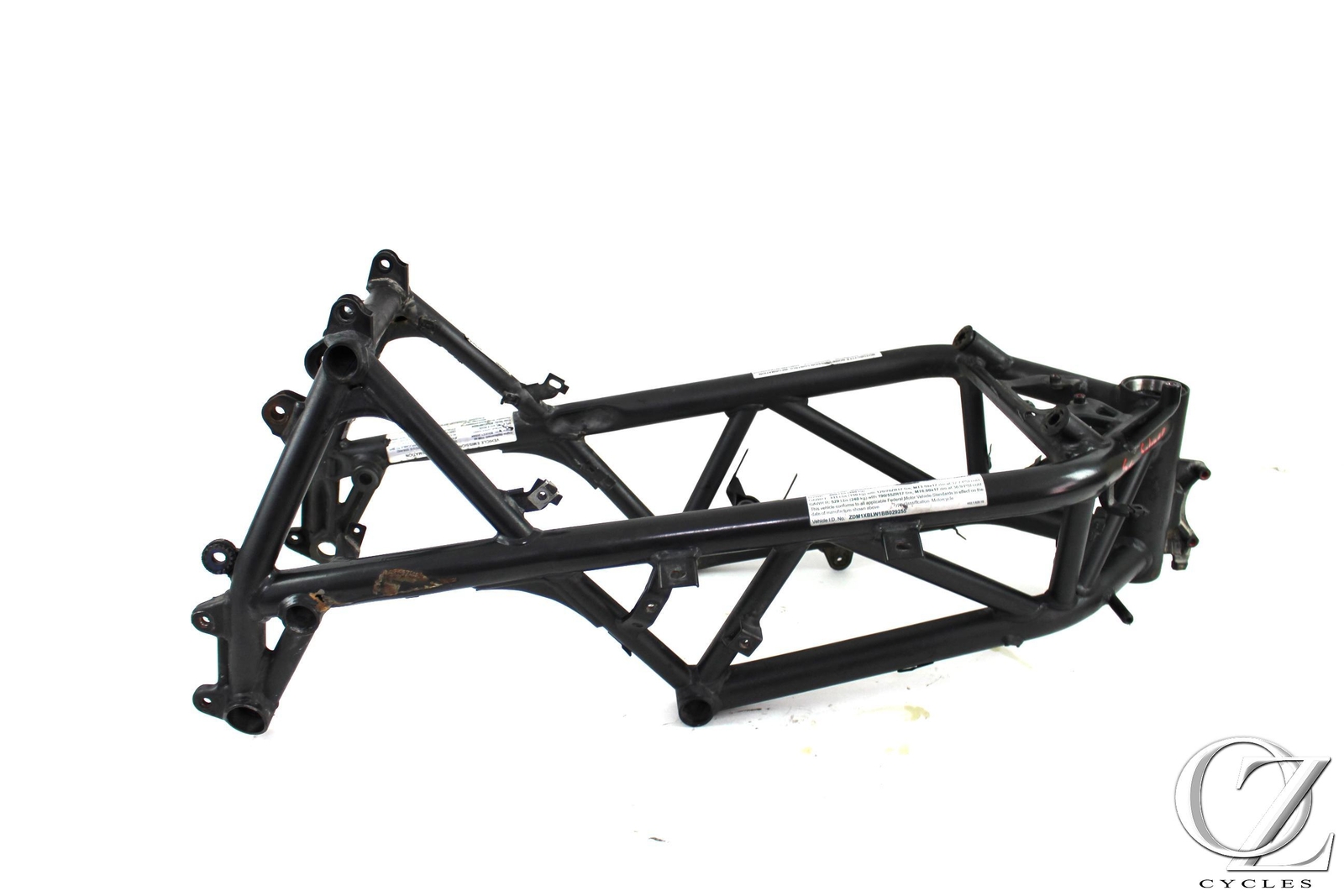11-13 Ducati 1198 Main Frame Chassis SLVG