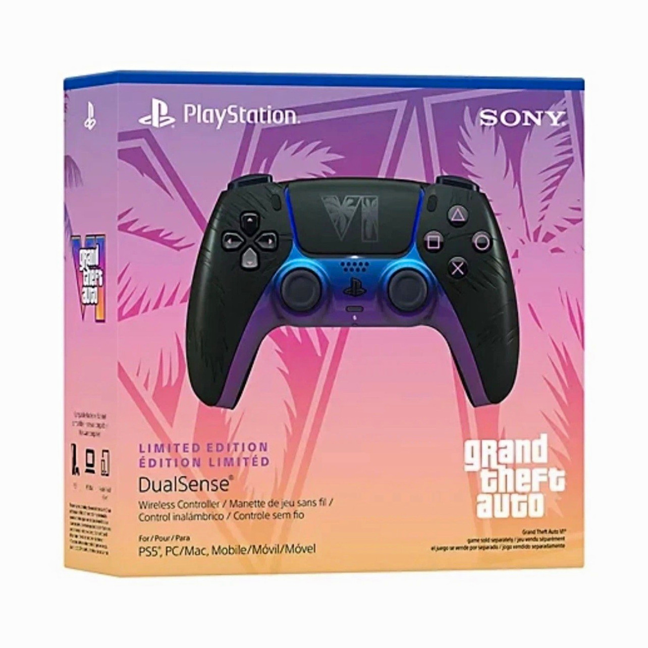 🎉🎉 GTA 6 VI Limited Edition DualSense PS5 Controller BLACK  - PRE SALE🎉🎉