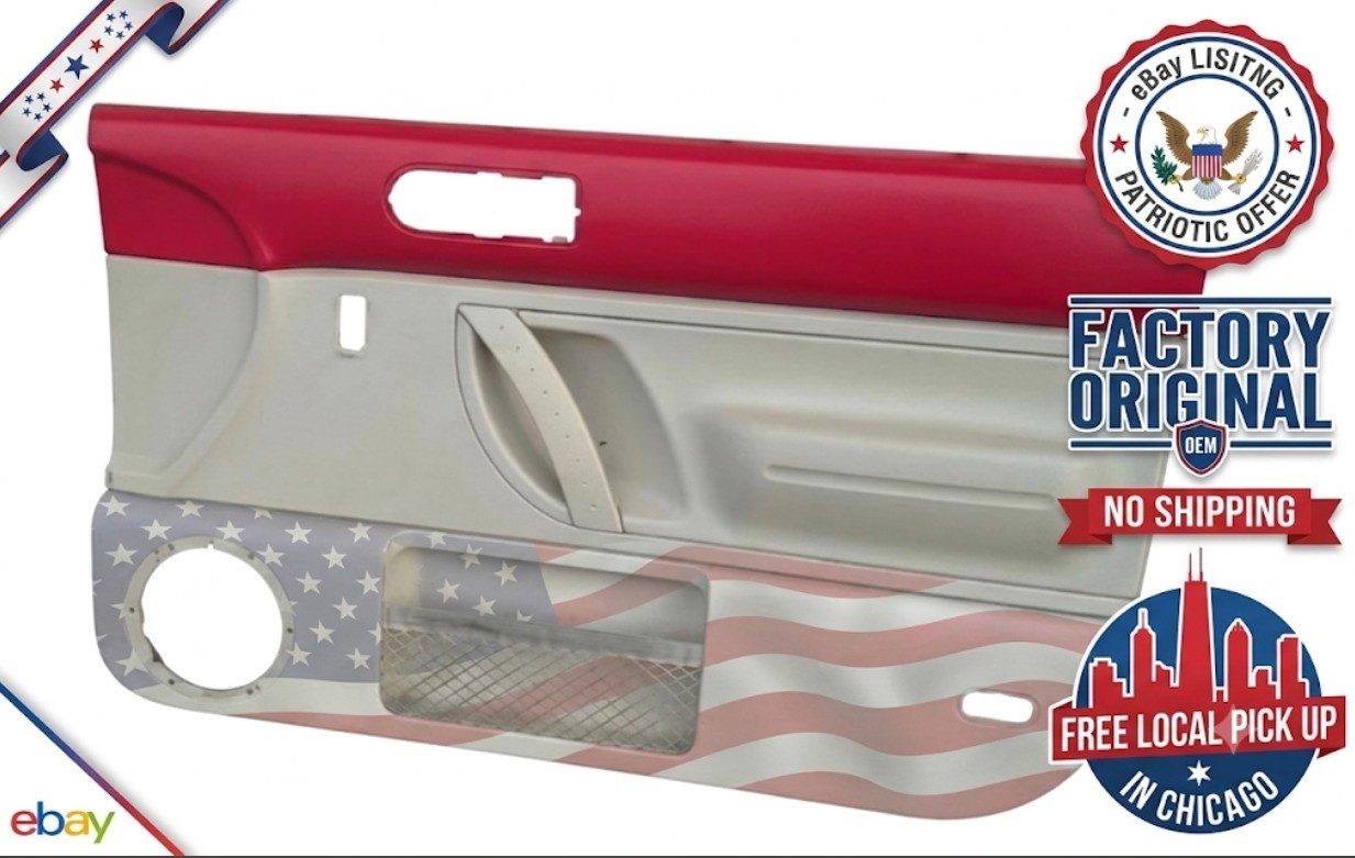 OEM 98-10 VW BEETLE OEM DOOR PANEL PASSENGER RIGHT SIDE - TAN/RED VINYL NAKED✅ OEM 98-10 VW BEETLE OEM DOOR PANEL PASSENGER RIGHT SIDE - TAN/RED VINYL NAKED✅