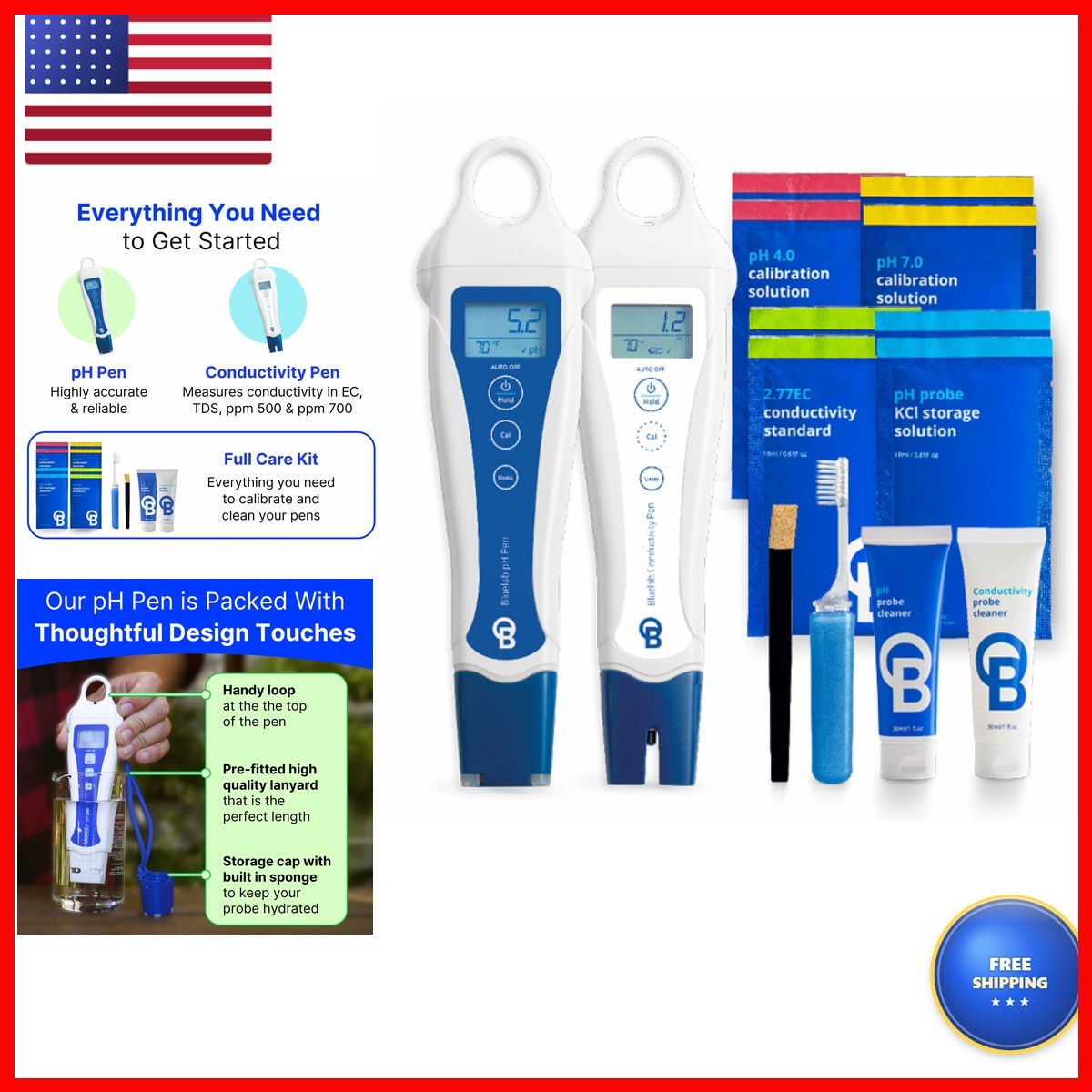 Bluelab PENSTP pH and Conductivity Starter Pack