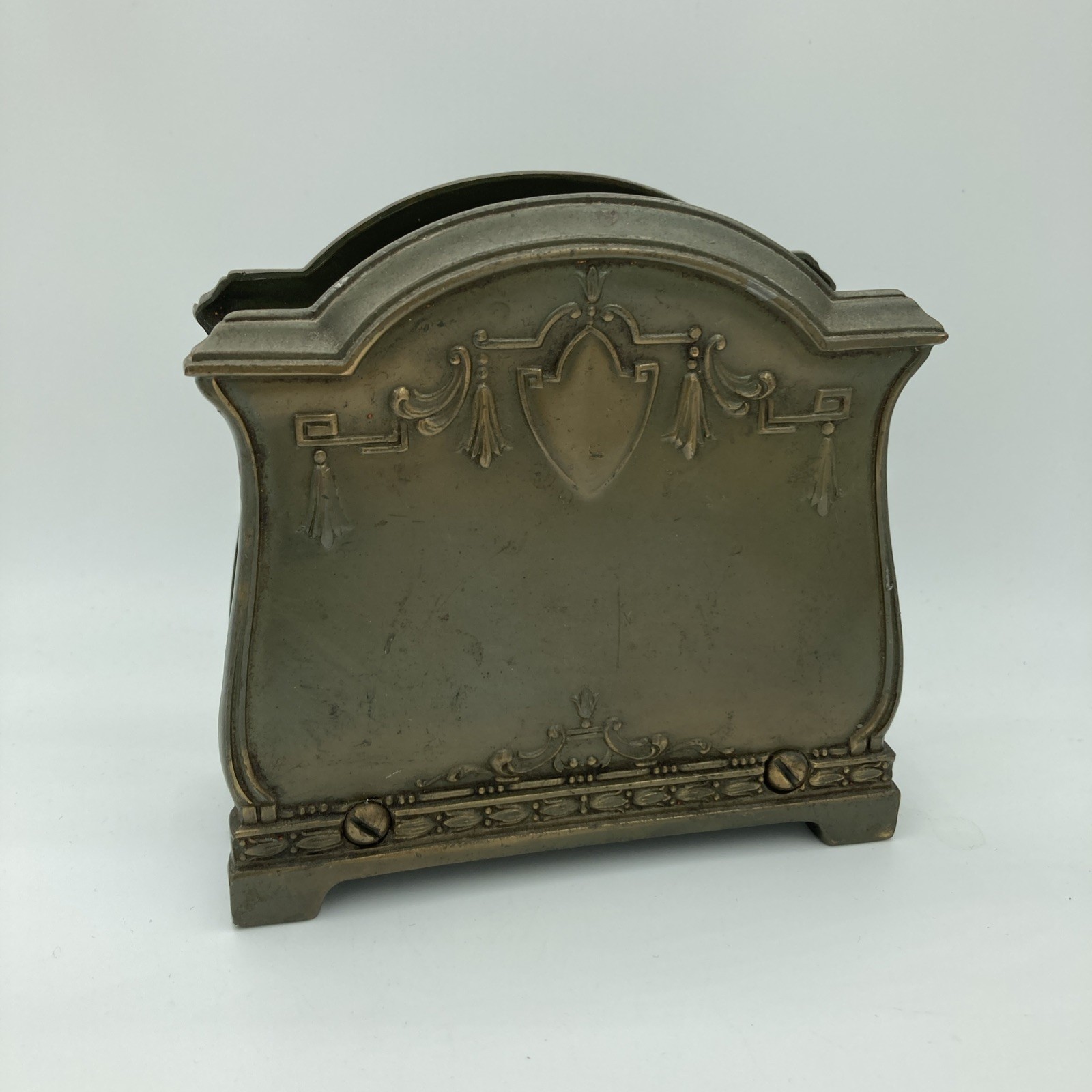 Antique VTG Jennings Brothers solid brass letter Holder JB 2356 - Art Nouveau