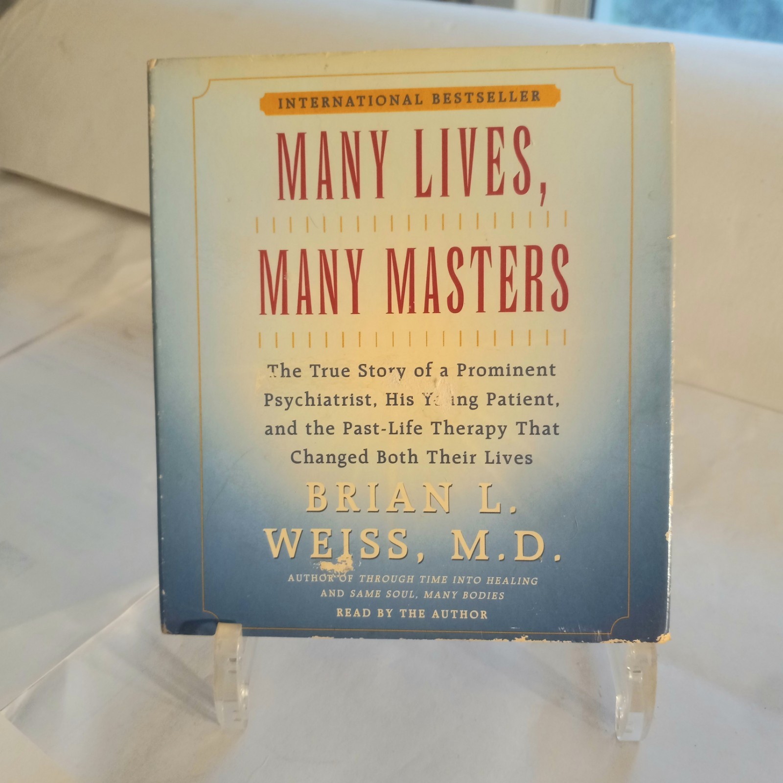 Many Lives Many Masters Brian Weiss MD Audio Book CD Set Past Life Therapy Read