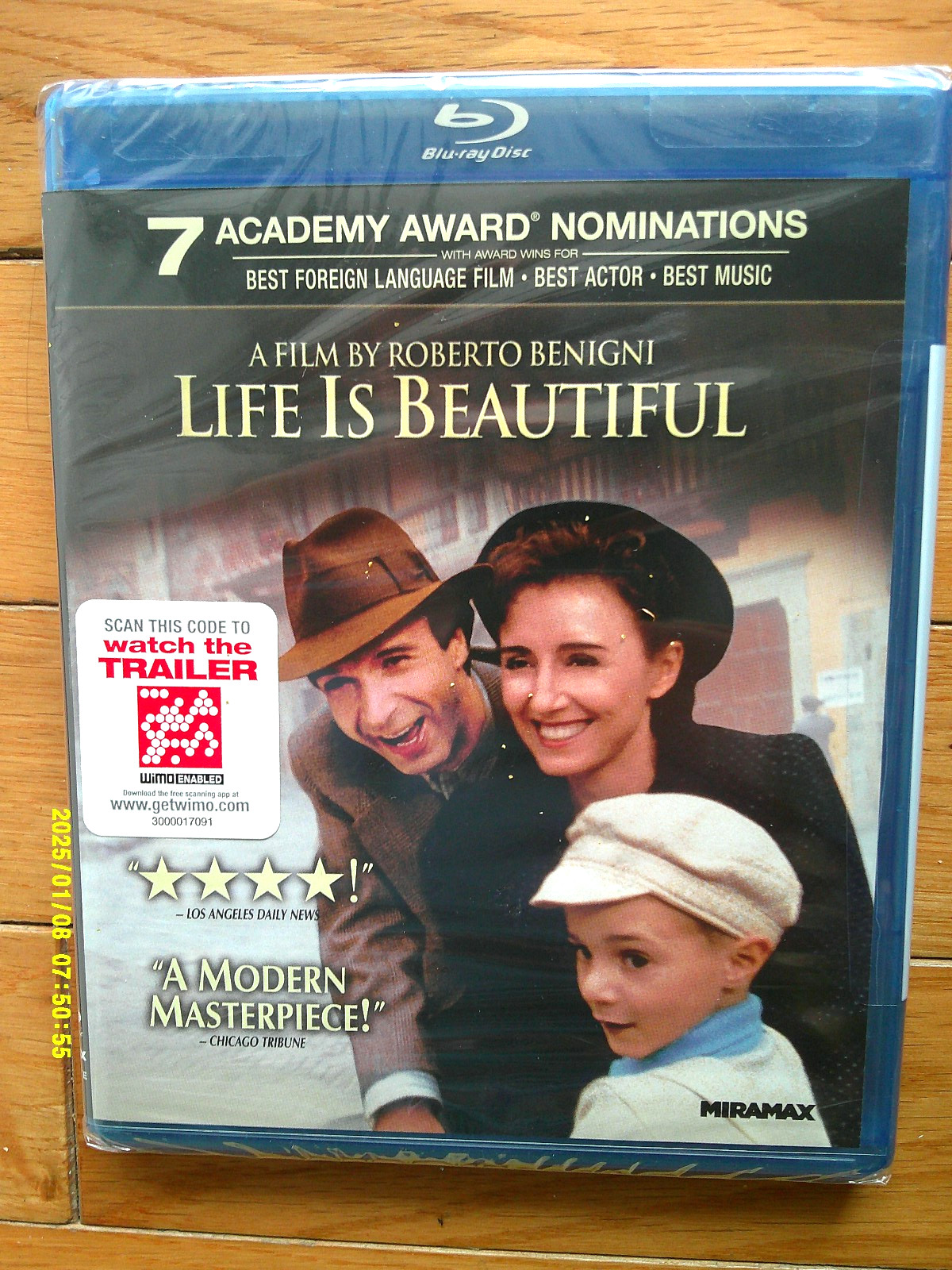 Life Is Beautiful (Blu-ray, 1997) A Film by Roberto Benigni  *BRAND NEW SEALED*