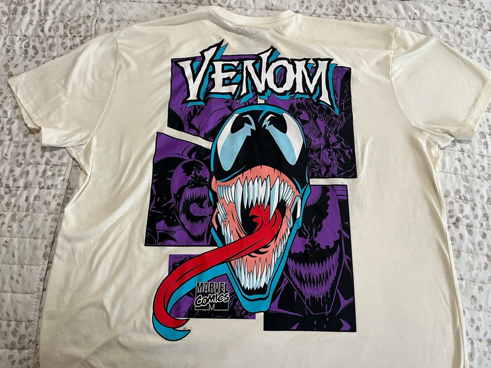Marvel Venom Men\'s T-Shirt Vintage, Size 3XL
