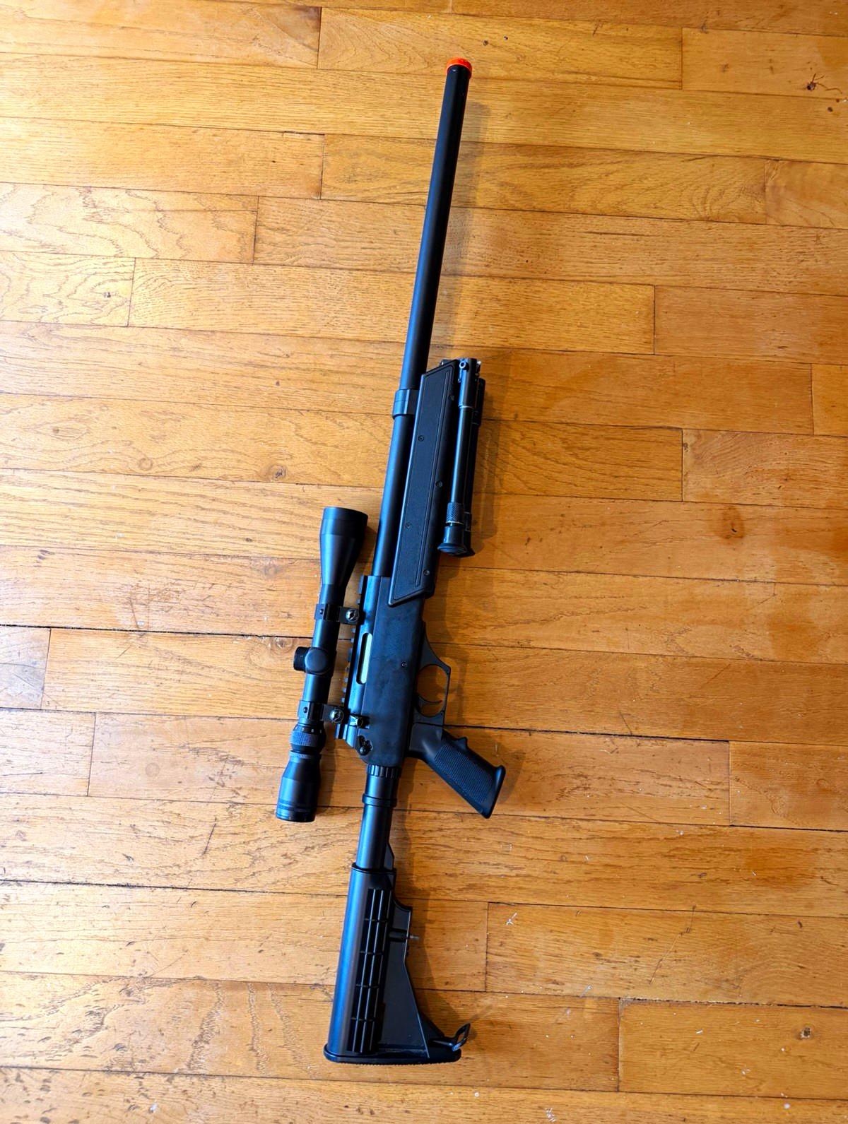 WELL MB06 SR-2 Modular Spring Bolt Action Airsoft Sniper Rifle W Bipod + Scope