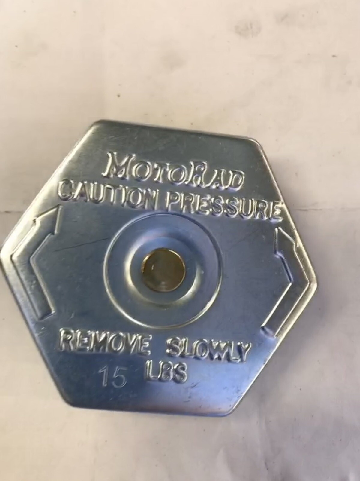 Radiator Cap-OE Type  GENUINE  MotoRad  T15 15 LBS