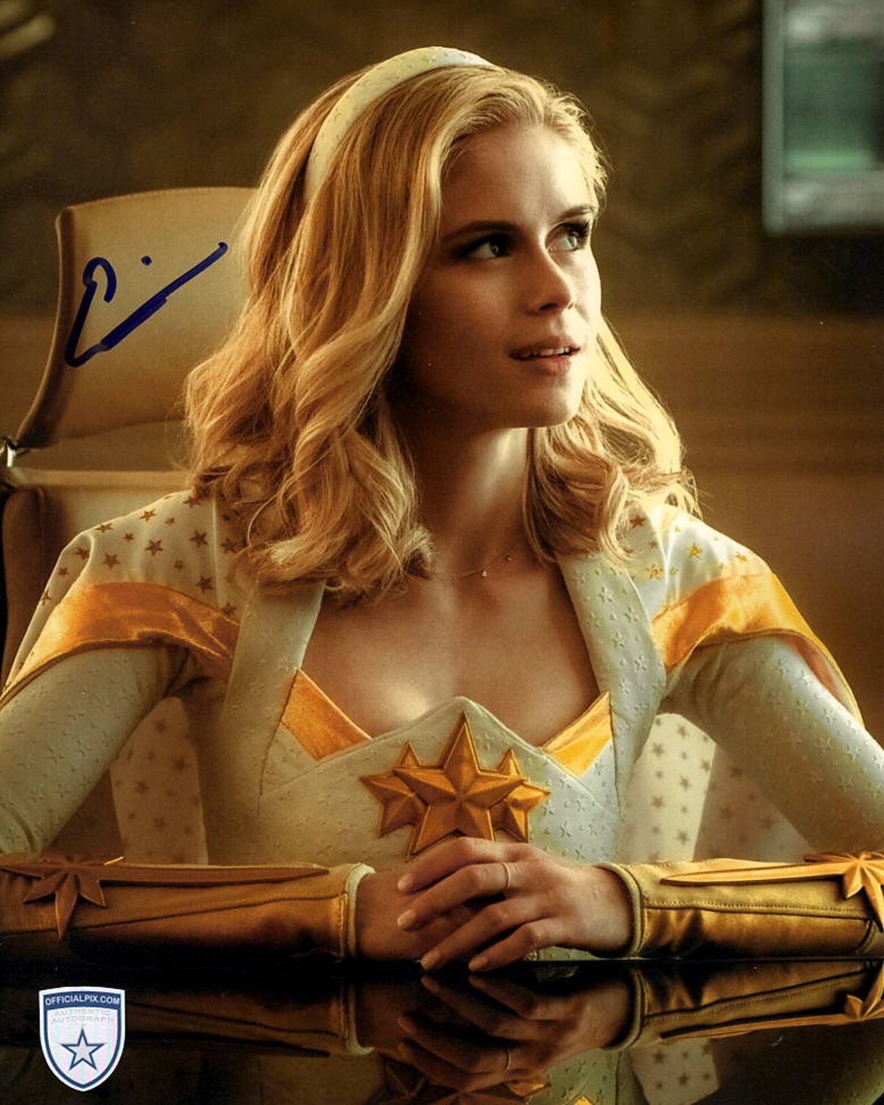 Signed Erin Moriarty The Boys Stargirl 8x10 w/ Official Pix COA