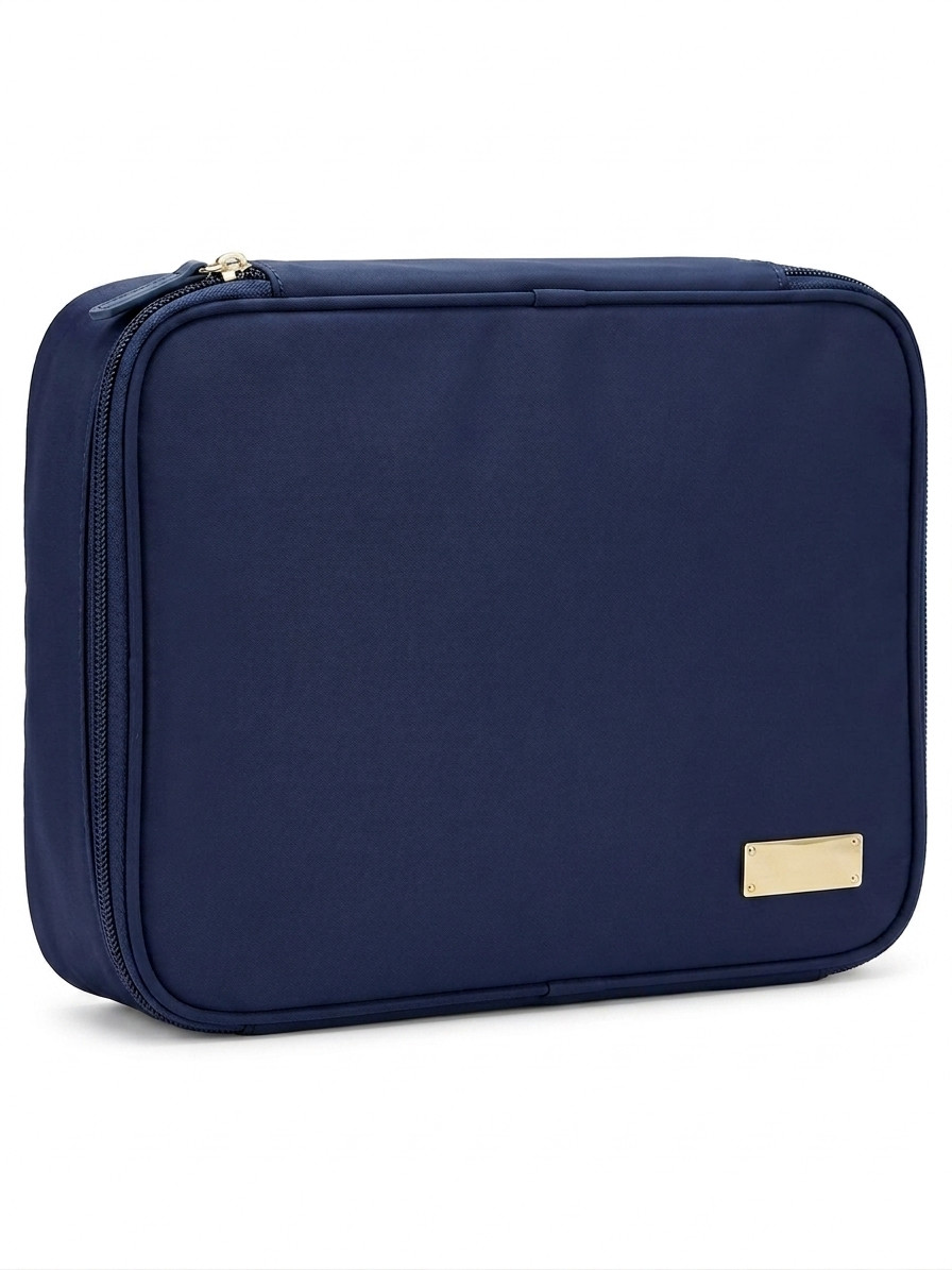 Samantha Brown Travel Organizer Bag Navy Blue Nylon Accessory Case