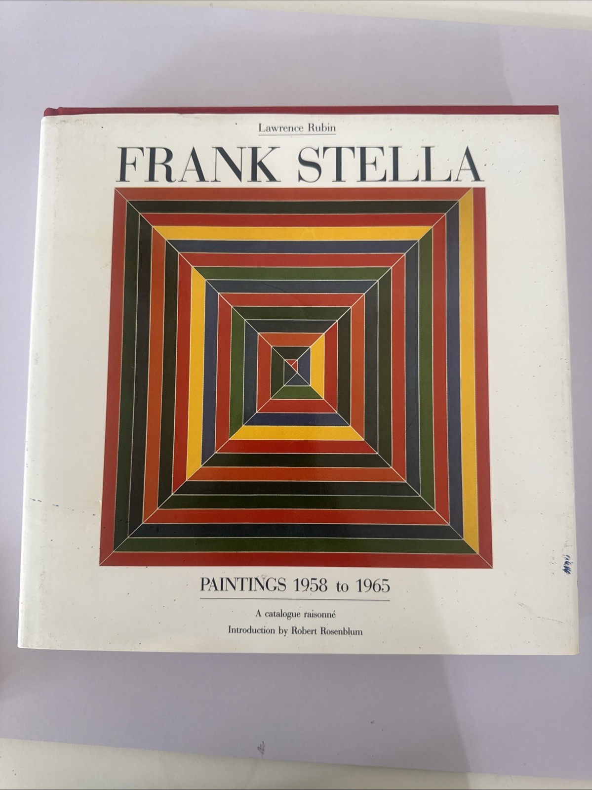 Frank Stella paintings 1958 to 1965 Hardcover W Jacket Vintage. 11.3/8” X 11.1/4 Frank Stella paintings 1958 to 1965 Hardcover W Jacket Vintage. 11.3/8” X 11.1/4