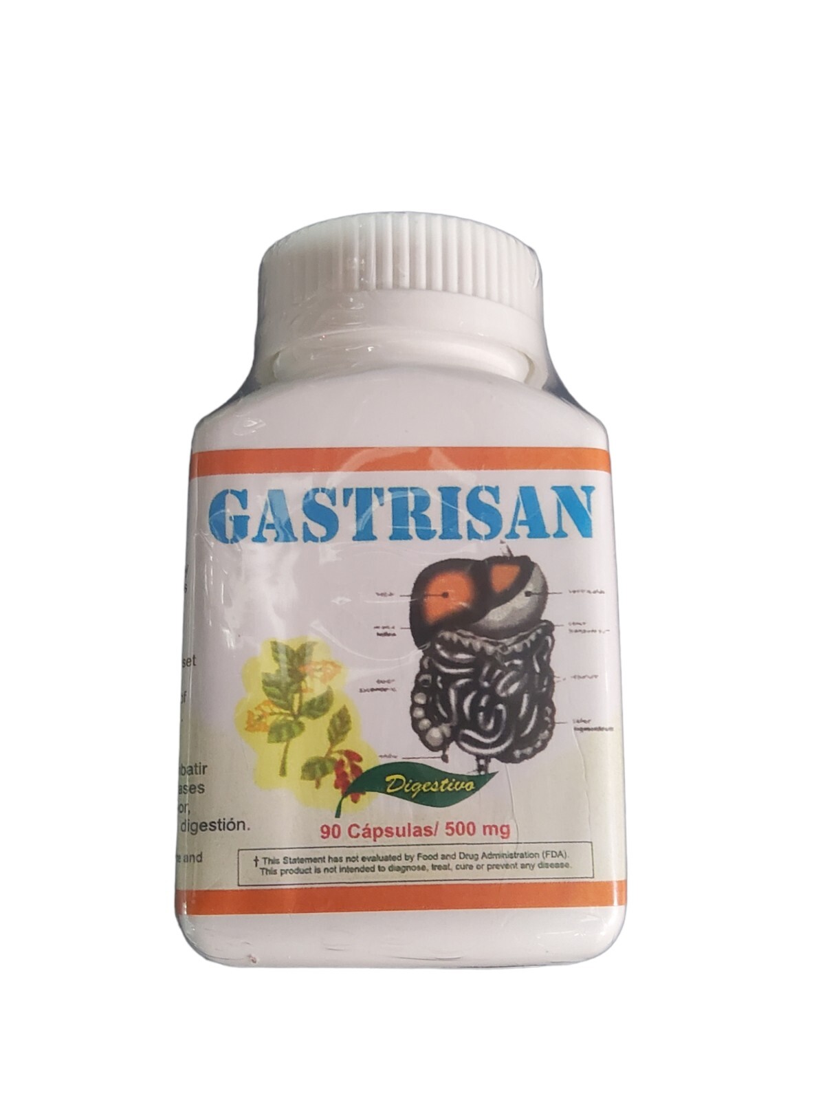 NUEVO SELLADO GASTRISAN  500 MG X 90 CAPSULES DIGESTIVO capsulas 