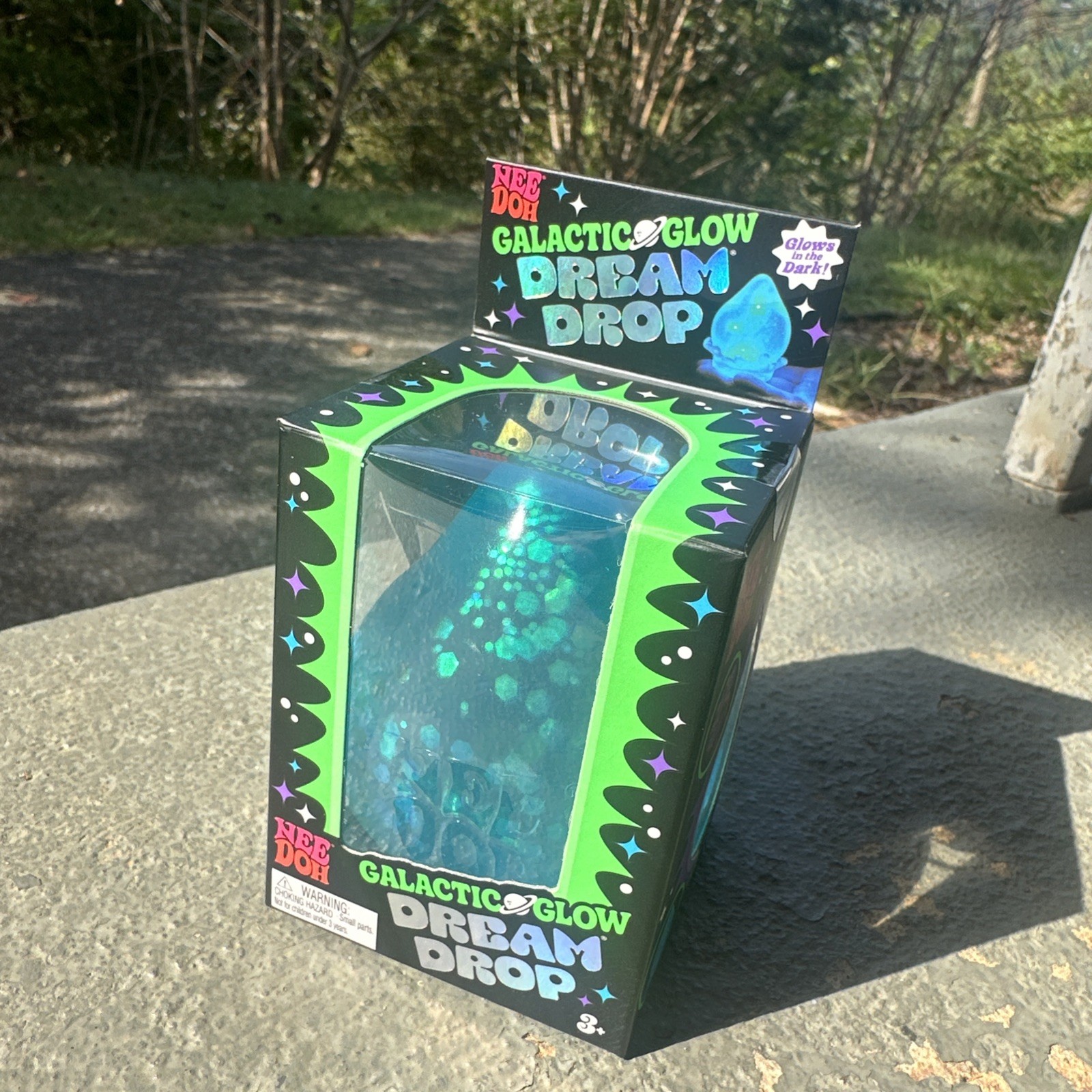 NeeDoh Galactic Glow Dream Drop BLUE NEW Authentic