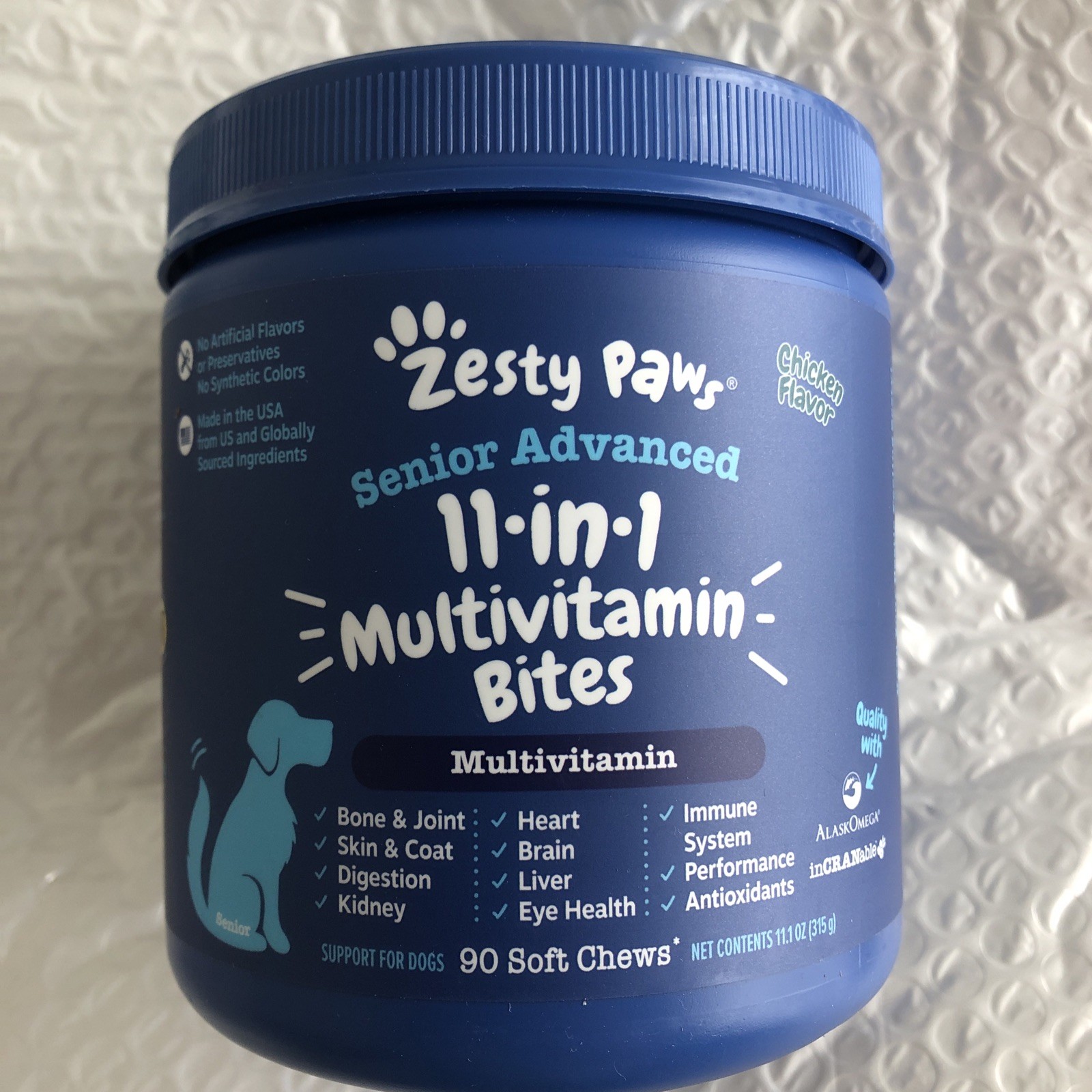 Zesty Paws Advanced 11 in 1 Multivitamin Bites for Dogs Everyday Vitality - 90ct Zesty Paws Advanced 11 in 1 Multivitamin Bites for Dogs Everyday Vitality - 90ct